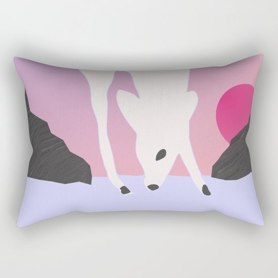 Fawn Sun Rectangular Pillow