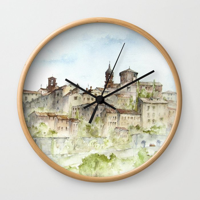 Lucignano, Italy Wall Clock