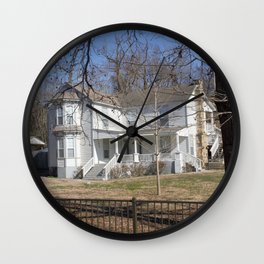 Cherokee Nation - The Ivy-Duncan-Dannenburg Home, built in 1874 Wall Clock | Historichome, Cherokeenation, Jimduncanhome, Photo, Cherokee, Tahlequah, Hdr, Digital, Color, Duncanhome 