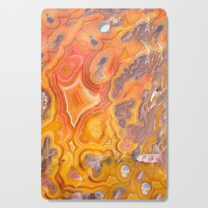 Mexican crazy lace agate pattern Cutting Board