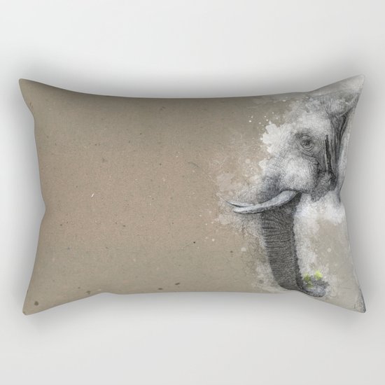 elephant Rectangular Pillow