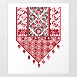 Palestinian Embroidery Art Print
