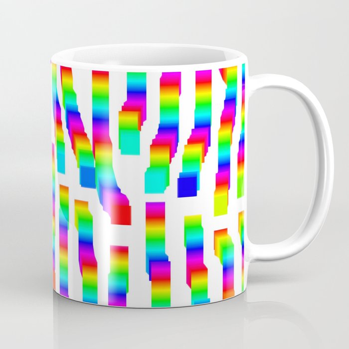 Pixel rainbow Coffee Mug