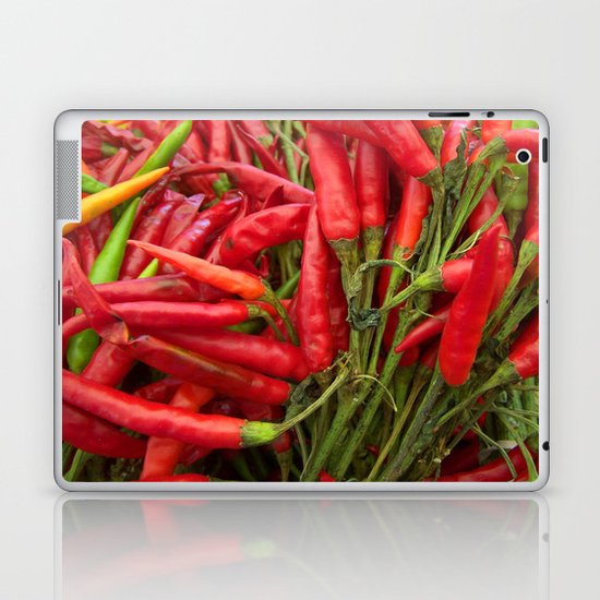 Red Peppers Laptop & iPad Skin