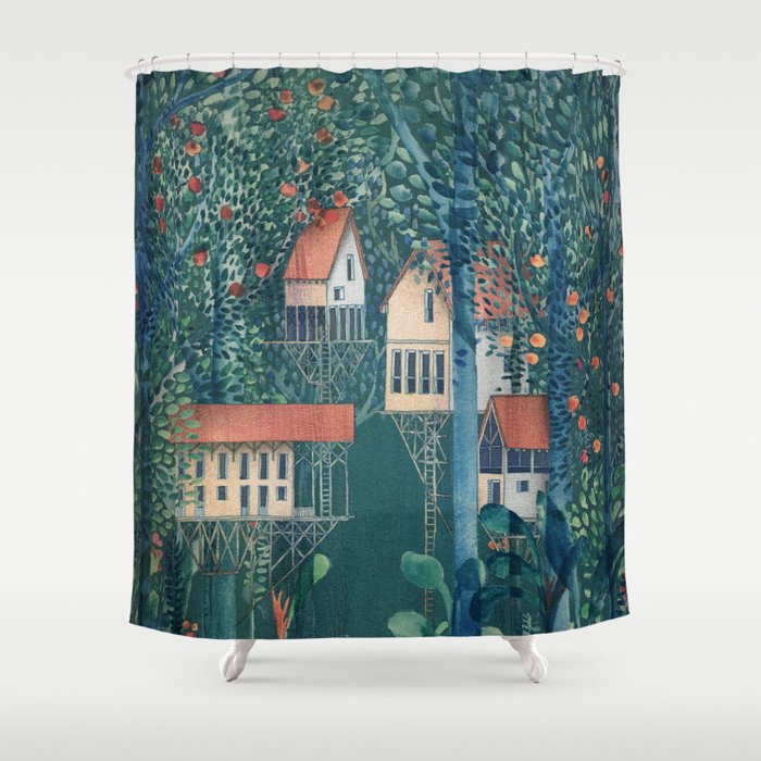 July Shower Curtain