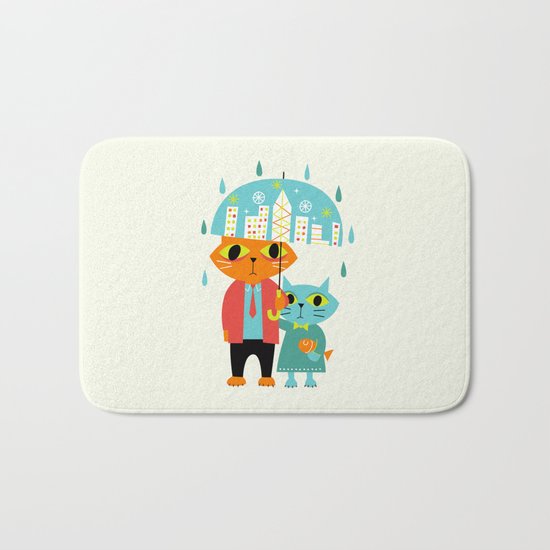 Rainy Day Bath Mat