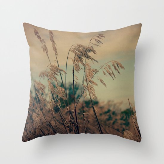 Winter Field Throw Pillow