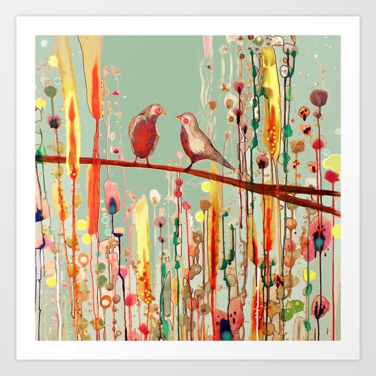 Colorful Birds Canvas Wall Art Decor To Brighten Up Your Wall Space Cheerful Cart