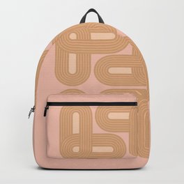 Abstraction_NEW_PRIMITIVE_WAVE_CONNECT_PATTERN_POP_ART_0118A Backpack