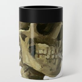 Vincent Van Gogh Skull With Burning Cigarette (Reproduction)  Can Cooler