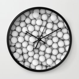Golf balls Wall Clock