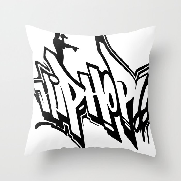 Hip Hop Throw Pillow