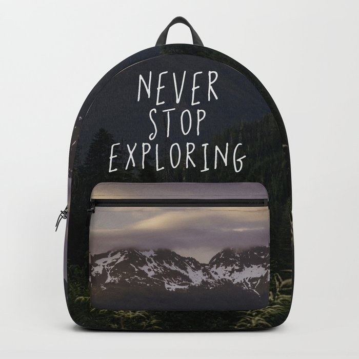 Never Stop Exploring - Nature Photography Backpack