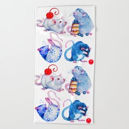 Sweet Rats Beach Towel