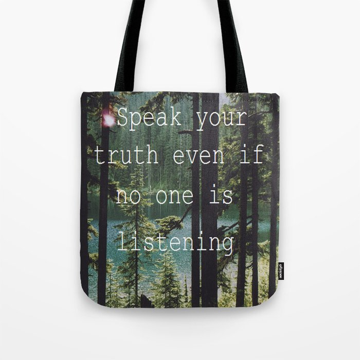 SPEAK YOUR TRUTH Tote Bag
