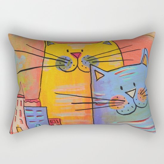 City cats Rectangular Pillow