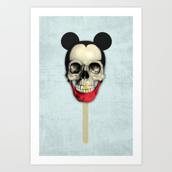 Mick pop Art Print