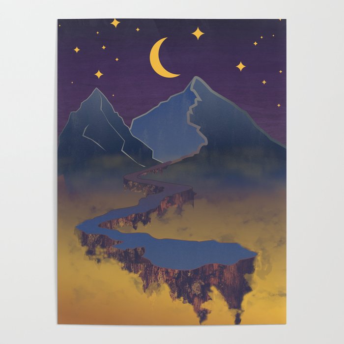 Road to Mountains Poster
