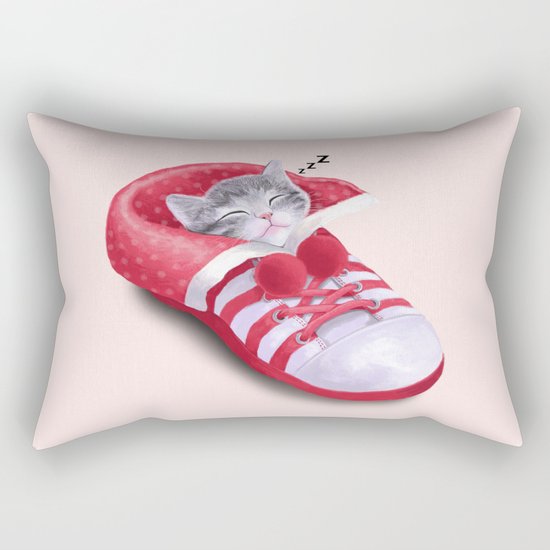 Cat in the Shoe Rectangular Pillow