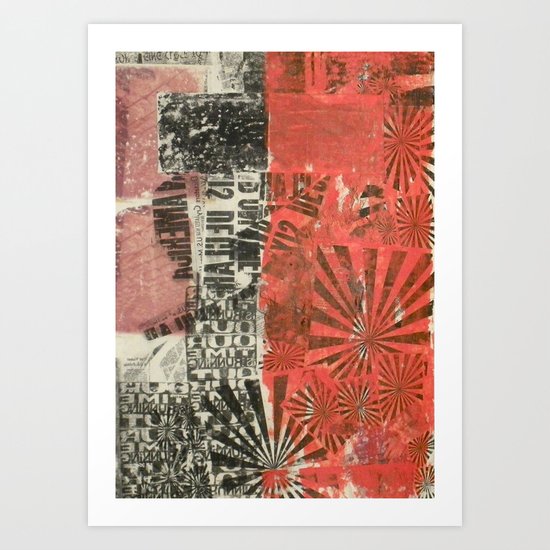 COLLAGE 2 Art Print