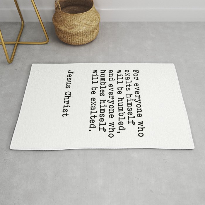 Jesus Quote Rug