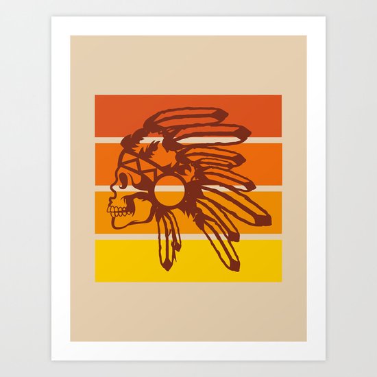 Nod to the 70's Art Print