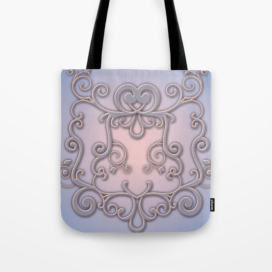 Rose Quartz Serenity Enblem Tote Bag