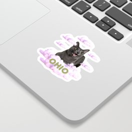 Ohio crazy cats Sticker