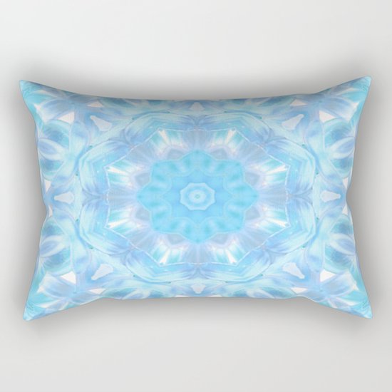 Soft Shades of Color Kaleidoscope Rectangular Pillow