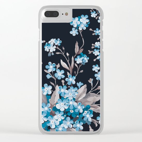 FLORAL PATTERN 3 Clear iPhone Case