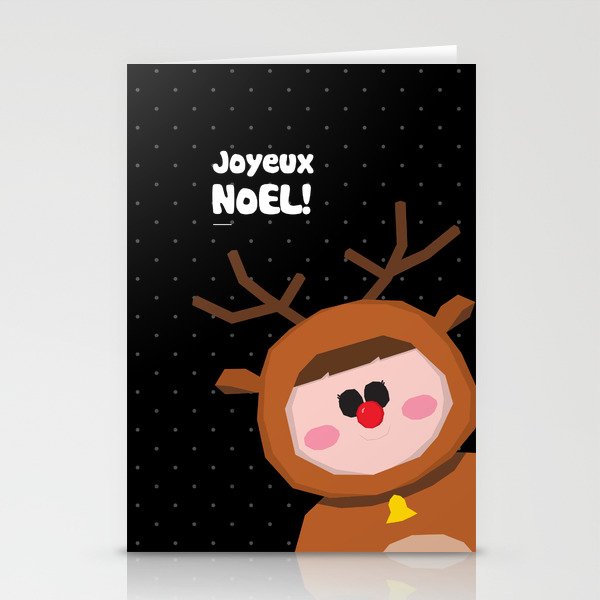Joyeux Noel - Rudolph Stationery Cards