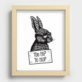 Too Hip To Hop Recessed Framed Print