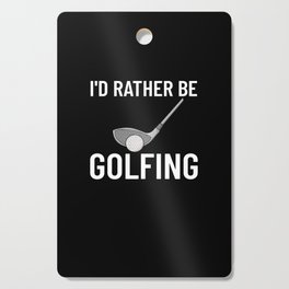 Golf Ball Golfing Player Golfer Training Beginner Cutting Board