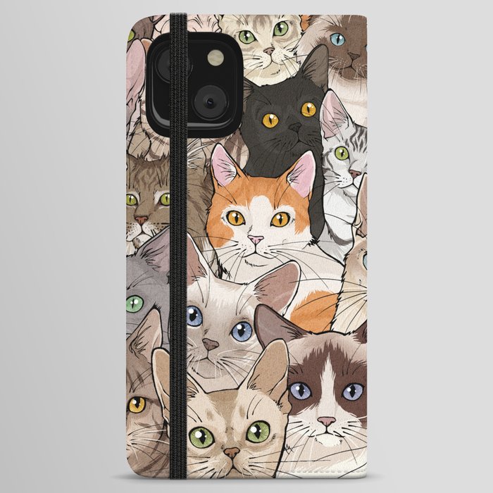 A lot of Cats iPhone Wallet Case