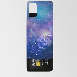planets, stars and galaxies in outer space showing the beauty of space exploration. Android Card Case