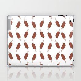 Seamless pattern ice cream on a stick in glaze Laptop Skin