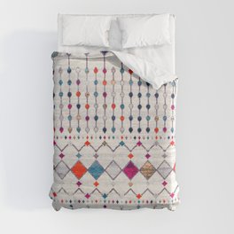 -A14- Lovely Colored Traditional Moroccan Texture Duvet Cover