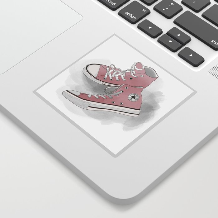 pink all-star converse sneakers Sticker by dancing spruce |
