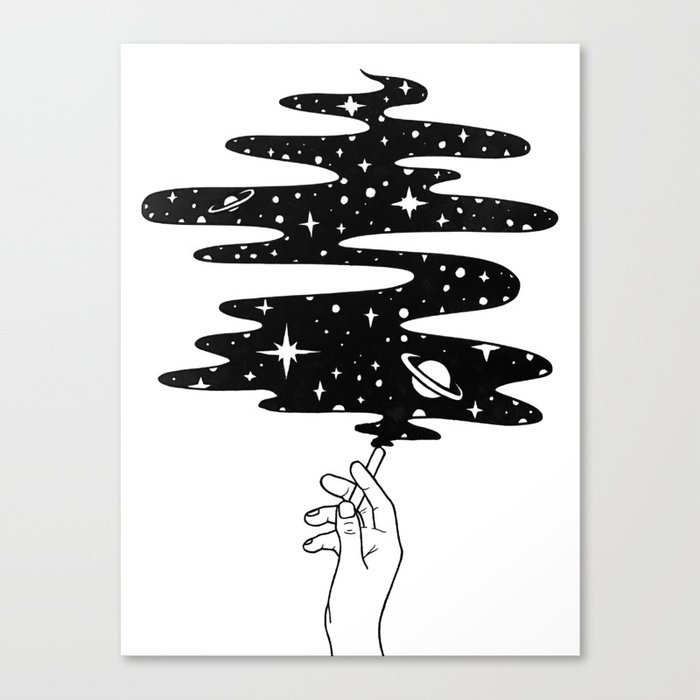 galactic. Canvas Print