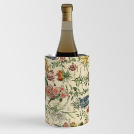 French Vintage Flowers Chart Adolphe Millot Fleurs Larousse Pour Tous Funky Cozy Boho Maximalist Wine Chiller