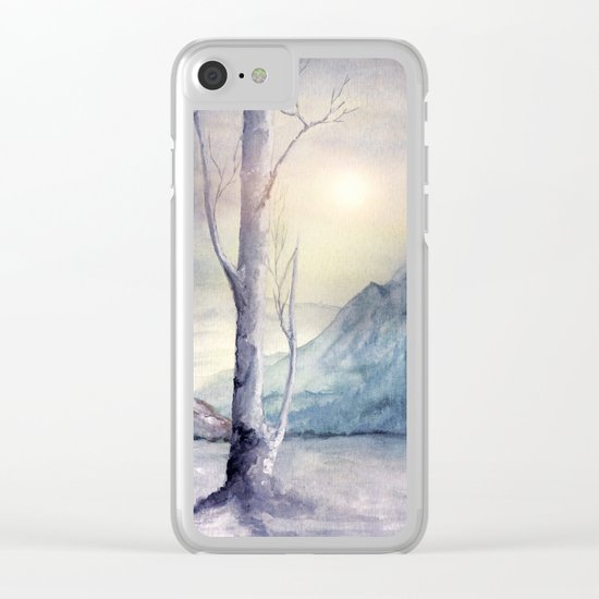 Winter Melody Clear iPhone Case