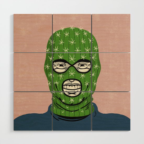 Cactus Jack Wood Wall Art By Derekeads Society6