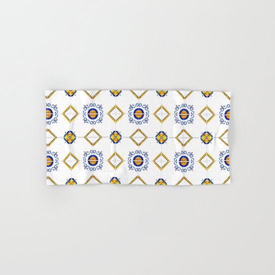 Majolica pattern Hand & Bath Towel