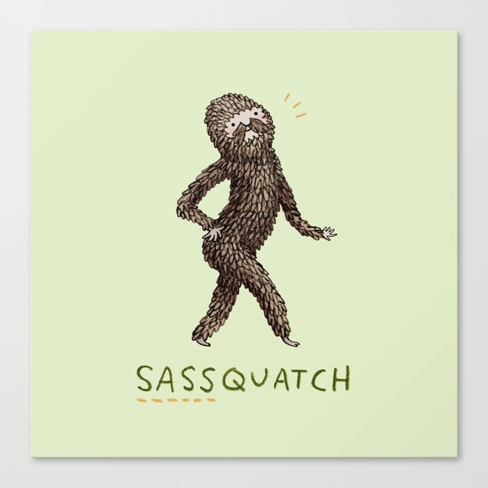 Sassquatch Canvas Print