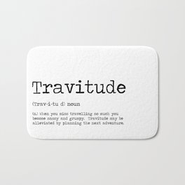 Travitude -Travelers Attitude Badematte