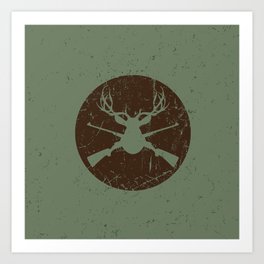 Caught in the crossfire Art Print