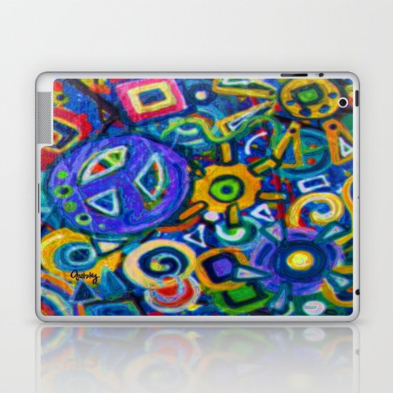 Peace and Purple Laptop & iPad Skin