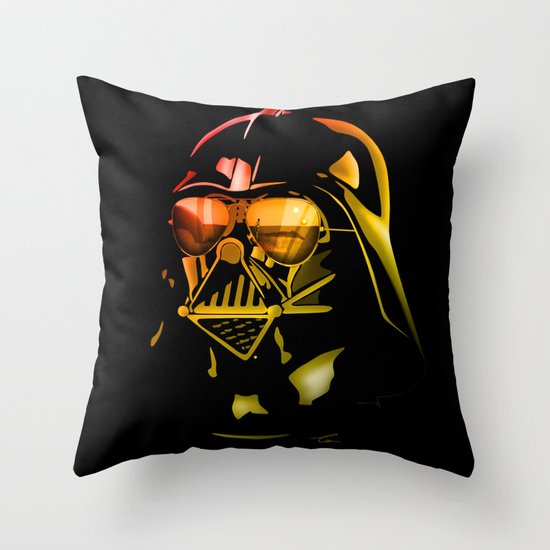 STAR WARS Darth Vader on black Throw Pillow