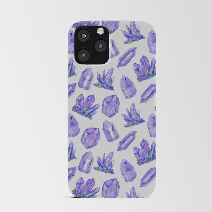 Crystals - Purple Agate iPhone Card Case