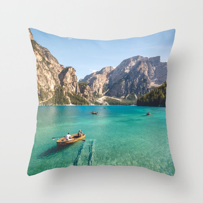 Mountain Adventures Throw Pillow